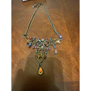 Betsey johnson forest necklace‎ Floral Bird